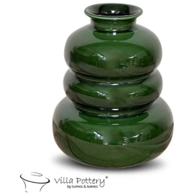 Villa Pottery Vaas - Villa Pottery - Decoratie - Woondecoratie - Keramiek - Waterdicht - Bolla Vie 1_ 1 Green Groen