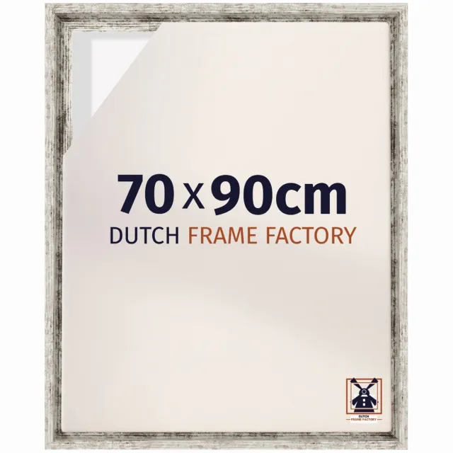 Dutch Frame Factory Baklijst 70x100 cm - Zwart Mat - Geschikt voor Canvasdoek - MDF Baklijst Lausanne