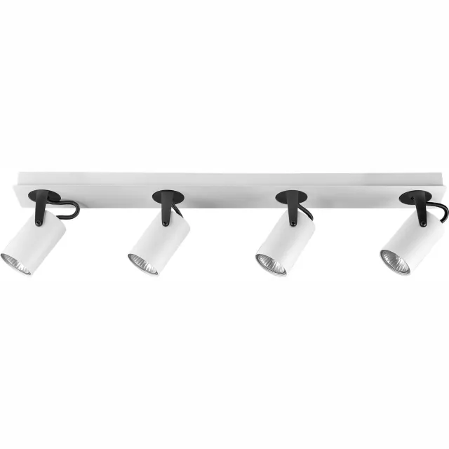 Beliani KLIP - Wandlamp 4 spots - Wit - Metaal