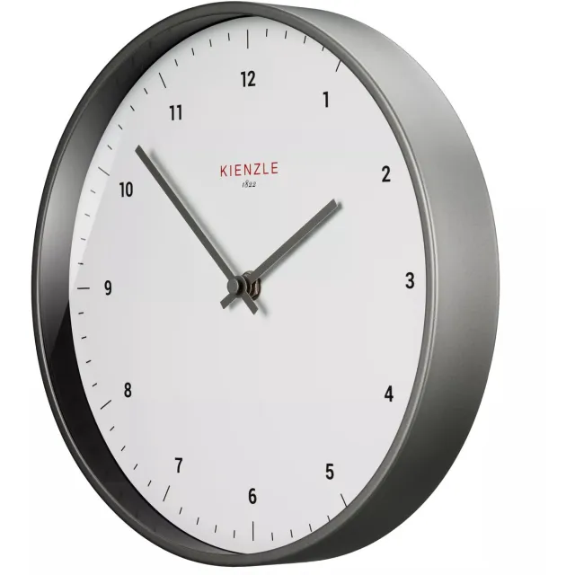 Bresser Kienzle Wandklok - Classic - 25cm - Radiogestuurd - Wit