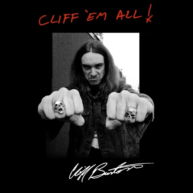 Rock Off Metallica - Cliff 'Em All Textiel Poster - Multicolours