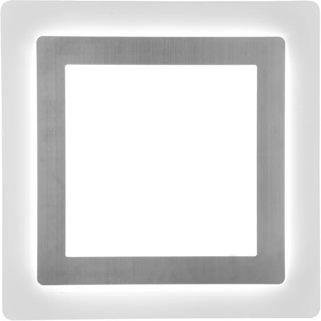 BES LED LED Plafondlamp - Trion Groan - 46W - Aanpasbaar kleur - Dimbaar - Vierkant - Mat Nikkel - Metaal Wit