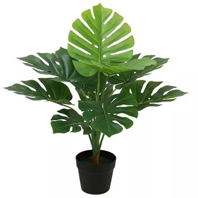Buitengewoon Boet Monstera 70 cm kunstplant Buitengewoon de Boet groen