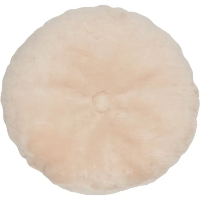 Sheepskin House Mocassin Kussen - Dubbelzijdig - D45 cm Chestnut