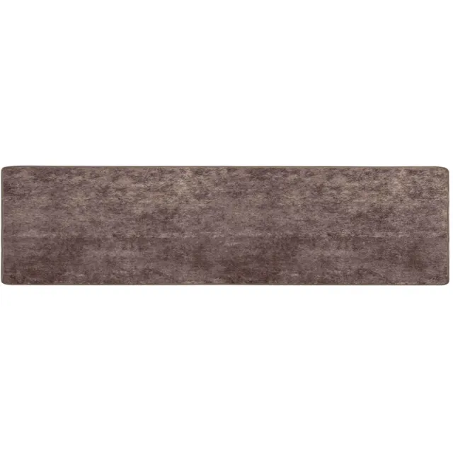 vidaXL Tapijt - Runner - MARSA - Grijs - 100 - x - 400 - cm - Polyester - en - PVC