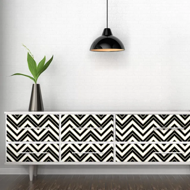 Ambiance Sticker Scandinavische meubelsticker, Gvason, 60 x 90 cm Multi color