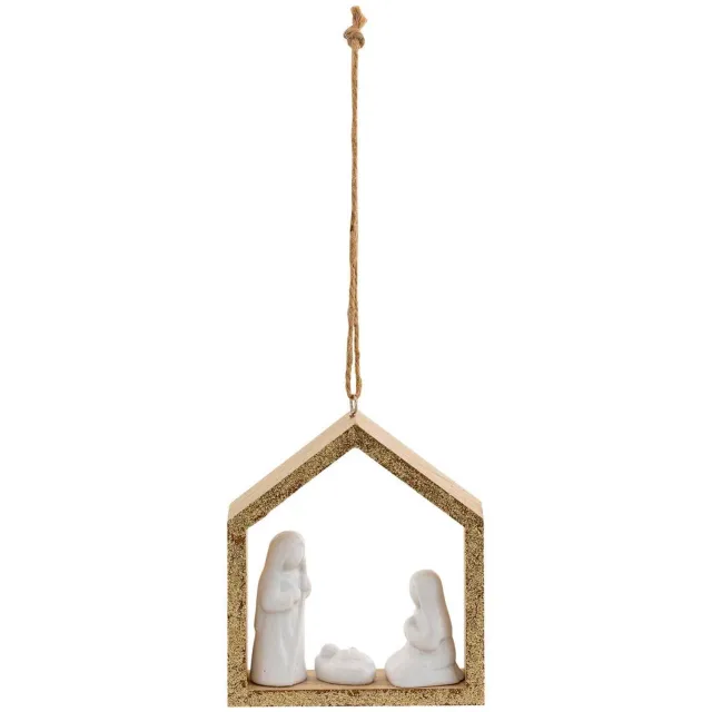 Atmosphera Créateur d'intérieur® SDN HARS CRECHE HUIS 13CM Blanc