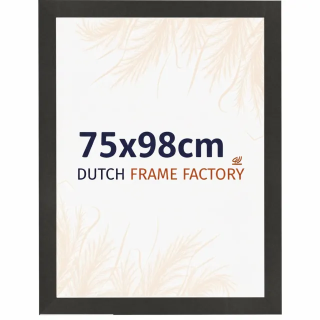 Dutch Frame Factory Fotolijst 75x98 cm - MDF - Zwart Mat - Benno