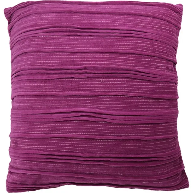 Linen & More Kussen Jen Paars | 45 X 45 | Sierkussen Voor Woonkamer Of Slaapkamer