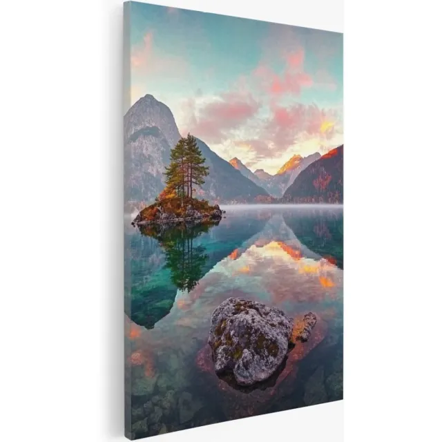 Saammp Canvas Schilderij - Natuur - nederland - Bos - landschappen - 40x60 - Foto op canvas - Wanddecoratie - Muurdecoratie Woonkamer - Slaapkamer decoratie - Canvas Print Multicolor