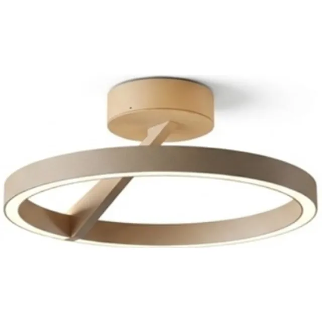 Artdelight Plafondlamp Oregon up down Ø 33 cm champagne