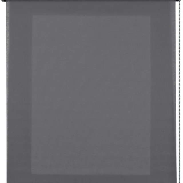 Storesdeco Doorschijnend rolgordijn, rolgordijnen voor ramen Grijs 180x180 cm Grey