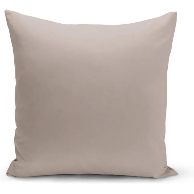 De Groen Home Kussensloop - kussenhoes - Sierkussenhoes - hoes voor sierkussens - Velvet - 45x45 cm - Nerts kleur Beige
