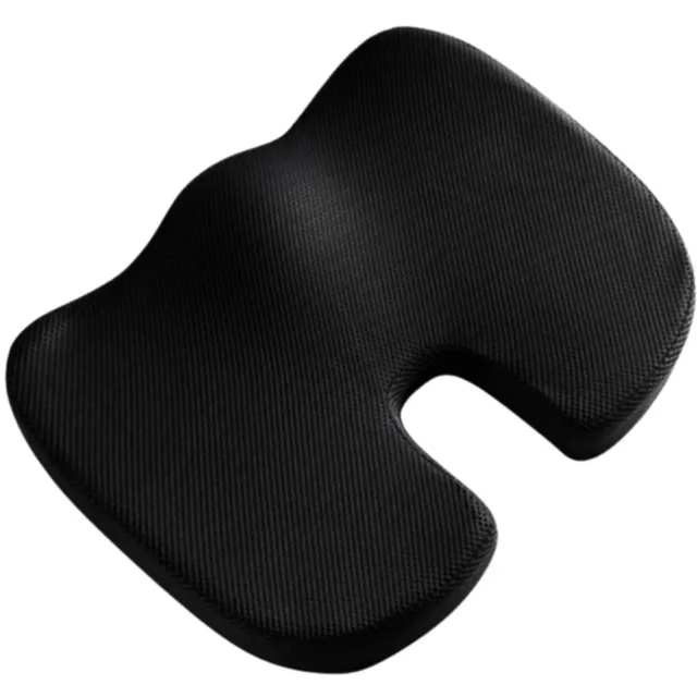 Duraxl Zitkussen - Memory foam - Ergonomisch - Wasbare hoes Grijs