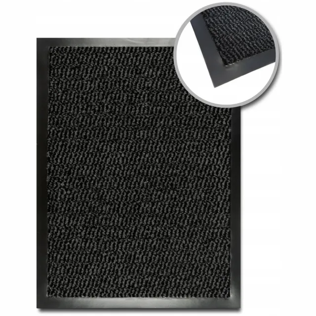 OLSZA Antislip Deurmat 90x150 cm - Vuil- en Vochtbestendig Grijs