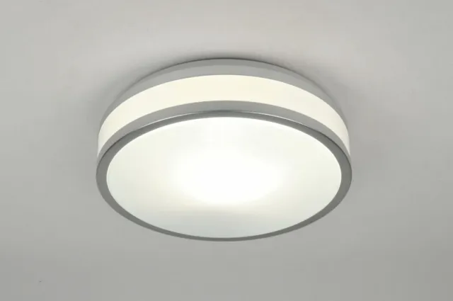 Lumidora Plafondlamp 71098 - Plafonniere - RENO - E27 - Wit - Aluminium - Kunststof - Buitenlamp - Badkamerlamp - IP44 - ⌀ 29 cm
