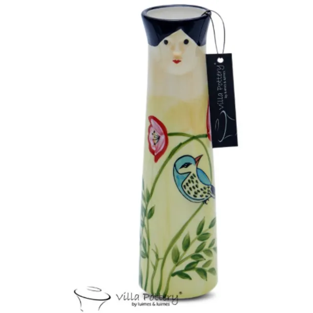Villa Pottery Vaas - Villa Pottery - Woondecoratie - Decoratie - Porselein - Waterdicht - Garden Pleasure 1E Groen