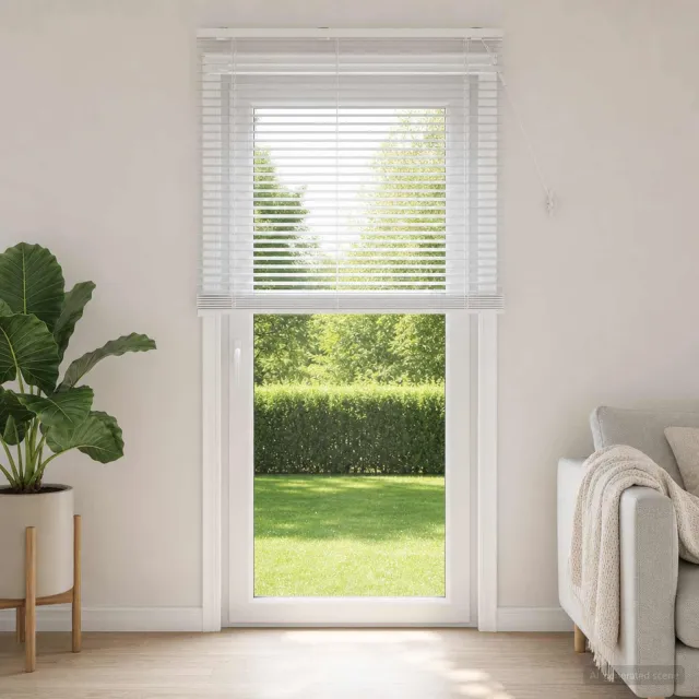 vidaXL Venetiaanse jaloezie Wit 115 x 250 cm 35 mm
