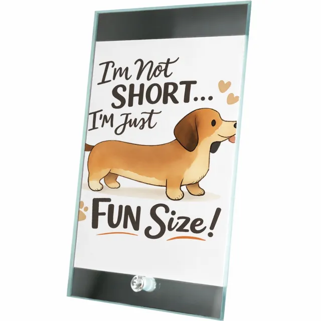 Mr Cadeautjes Glasframe 15 x 23 - design Een vrolijke dieren-quote met een andere huisdierliefde, opg | cadeau Wit