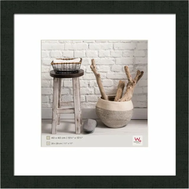 Walther Home - Houten lijst - Fotoformaat 40x40 cm - Zwart