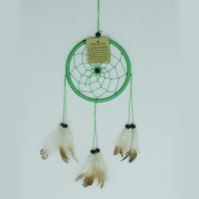 Zus & Zo Dromenvanger / Dreamcatcher Ø12cm zonder kleintjes - groen