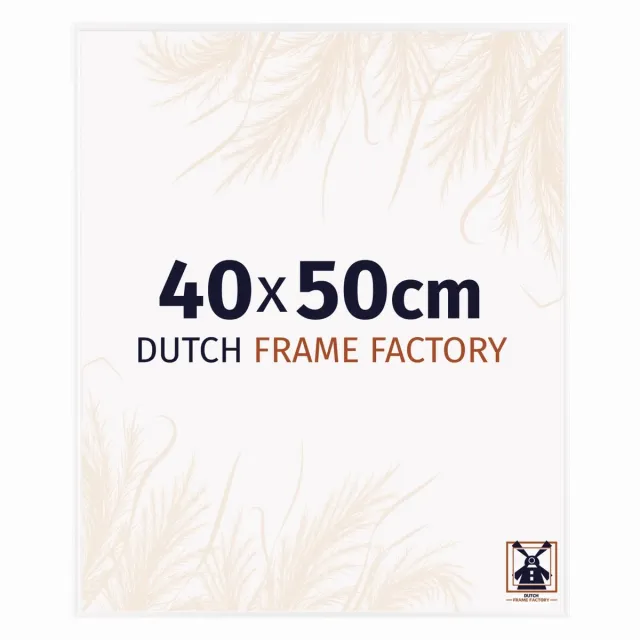 Dutch Frame Factory Fotolijst 40x50 cm - Kunststof - Wit Hoogglans - Easy