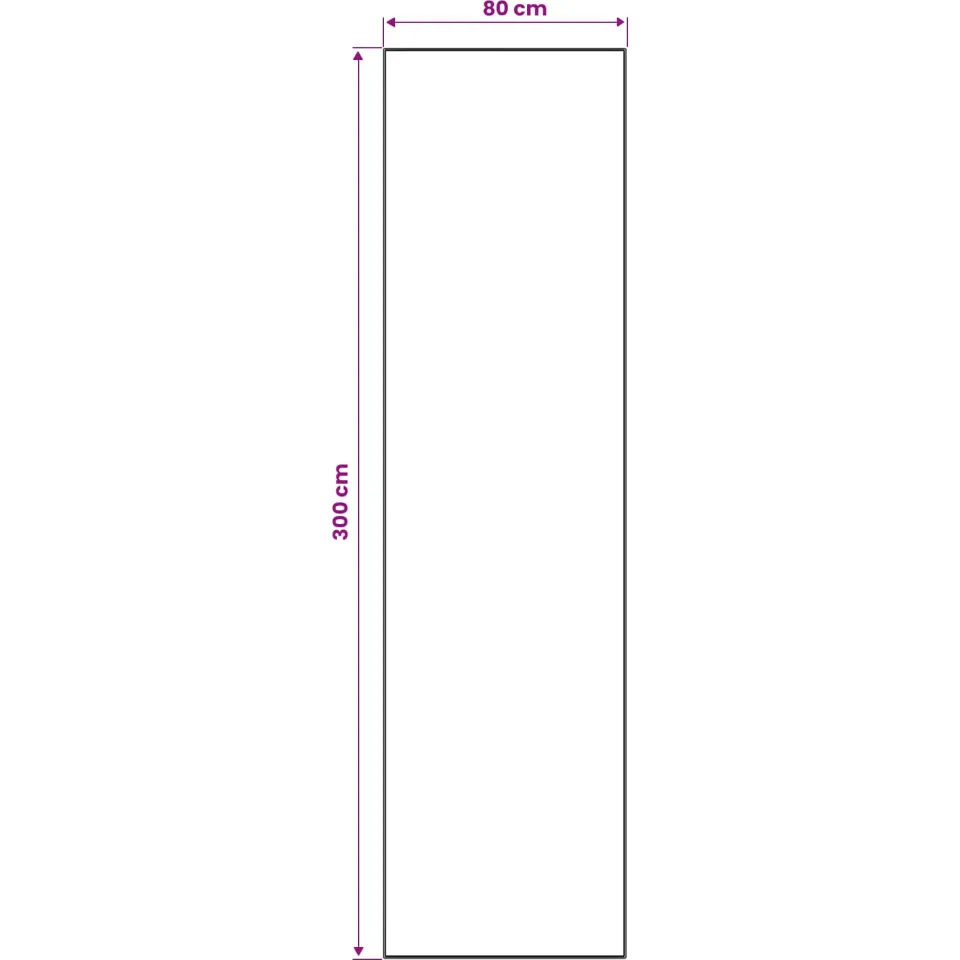 vidaXL Vloerkleedloper ORIZ 1150 gsm Blauw 100% polyestervilt, foto 4