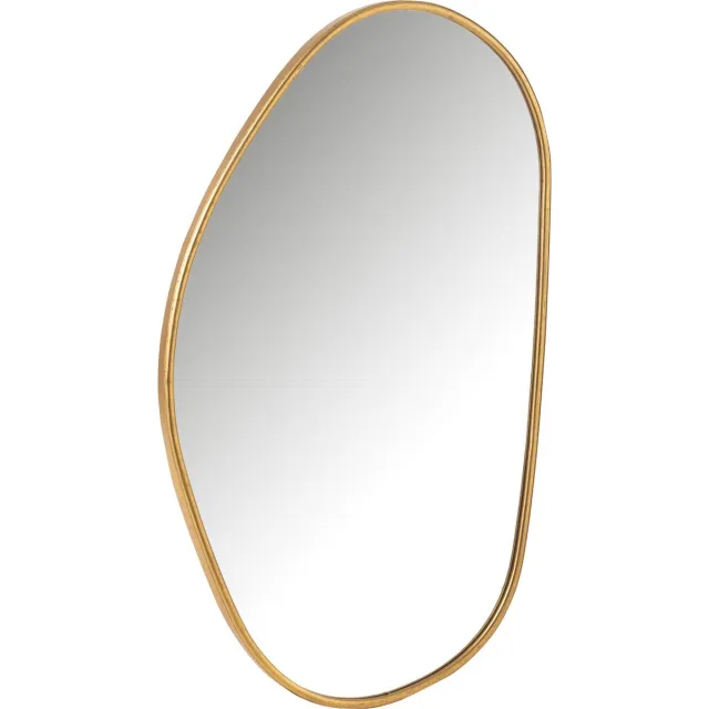 J-Line spiegel Abstract - glas - goud - large - 45 x 80 cm