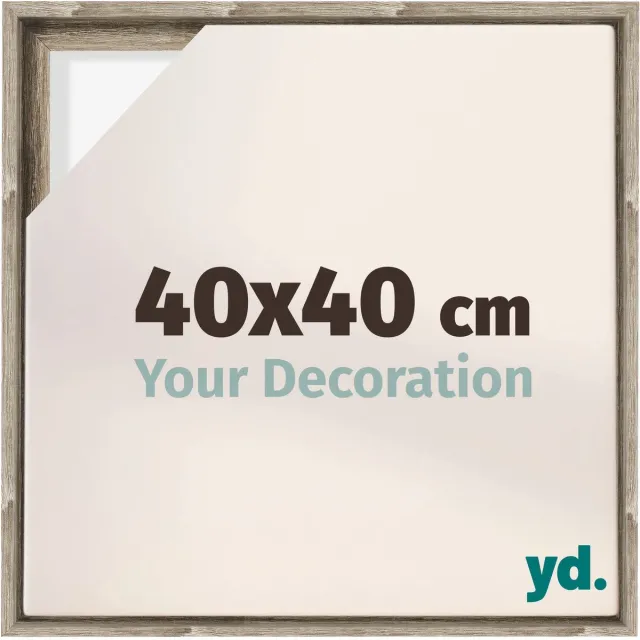 yd. yd, Baklijst 40x40 cm Sonoma Eiken - Lijst voor Canvasdoek - MDF Lyon