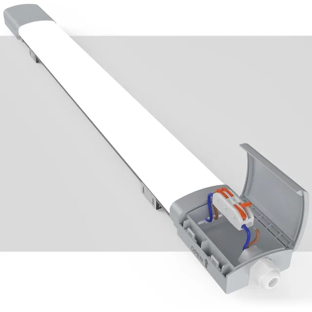 ANTENLICHT Watervaste LED TL Buis Armatuur 150 cm - 45W - 5000 LM - 5000K Koud Wit - IP65 - LED Batten - Tri-Proof Lamp voor Kelder, Werkplaats & Schuur Daglicht Wit