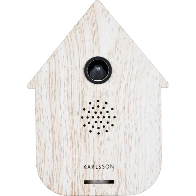 Karlsson Modern Cuckoo tafelklok wit hout