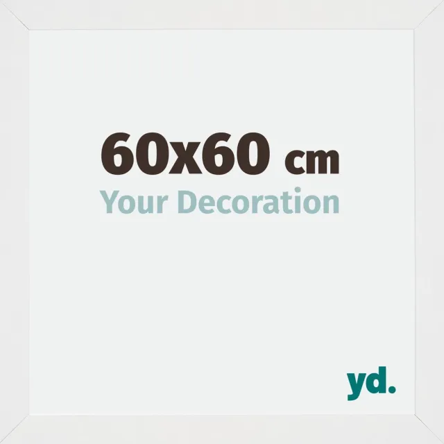 yd. Your Decoration - Fotolijst 60x60 cm - MDF - Wit Hoogglans - Mura