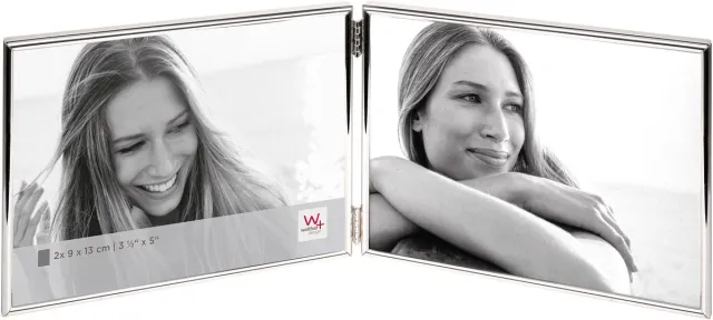 Walther WD219VS Chloe - 2 x 9 x 13 cm - Liggent formaat - Zilver
