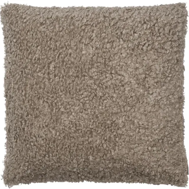 Blomus Teddy kussen gevuld 50x50cm fungi bruin