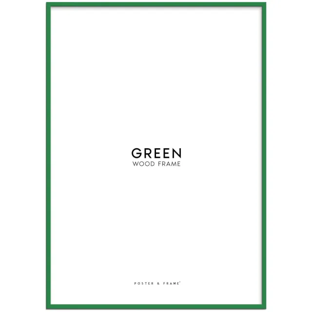 Poster & Frame houten lijst groen acryl (30 x 40 cm cm)