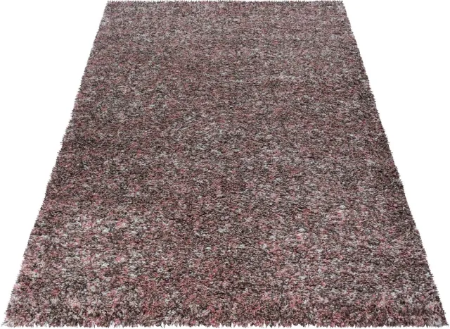 Muratap Rainbow Soft Shaggy Hoogpolig Vloerkleed Beige / Roze- 120x170 CM