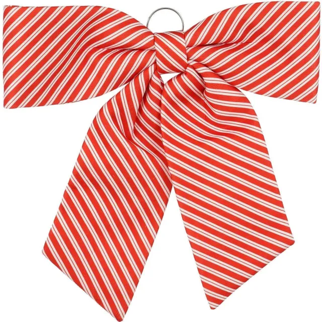 Mica Decorations kerststrik streep - rood