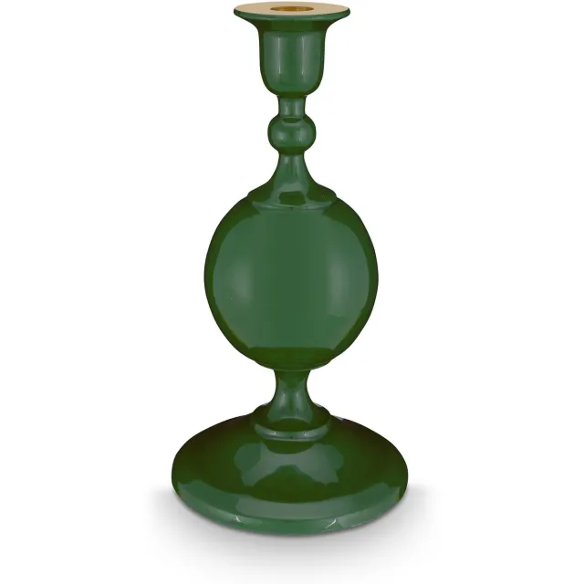 Pip Studio Kandelaar Sphere - Donkergroen - Metaal - 24 cm
