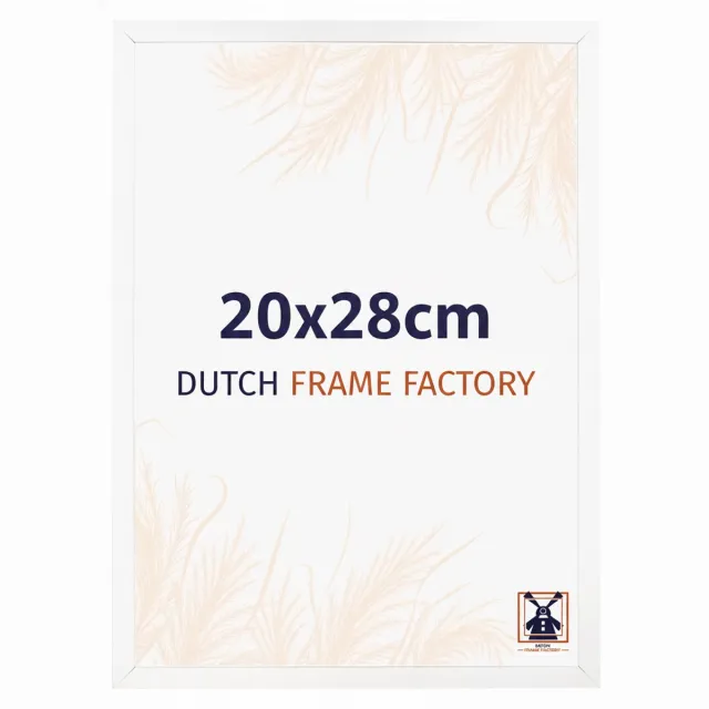 Dutch Frame Factory Fotolijst 20x28 cm - MDF - Wit Mat - Benno