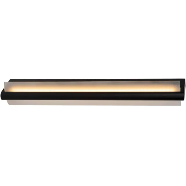 Lucide WANDA - Wandlamp Badkamer - LED - 1x19W 3000K - IP44 Zwart