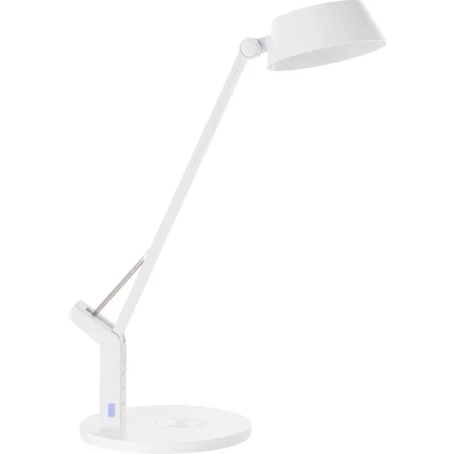 Brilliant Kaila - Bureaulamp - LED 8W geïntegreerd - Draadloos oplaadstation - Kleurkeuze 3000-6000K - Wit