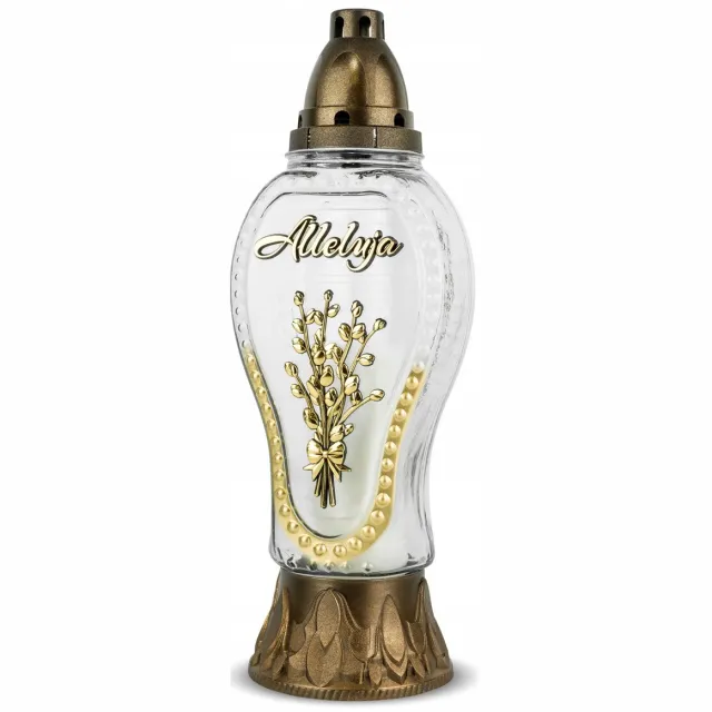 RAL Gouden Paas Graflicht 34 cm met Brandstof - Elegante Herdenking