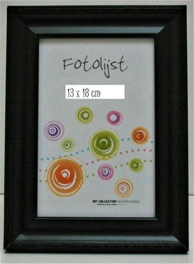 Art Coll Art Collection Kunststof Fotolijst Prague Zwart 13×18 cm