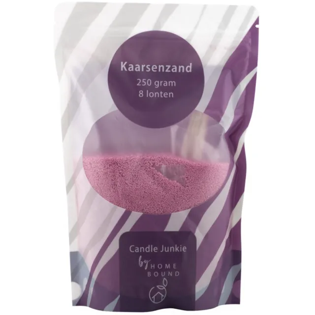 homebound by ky Kaarsenkorrels zak met 8 lonten paars