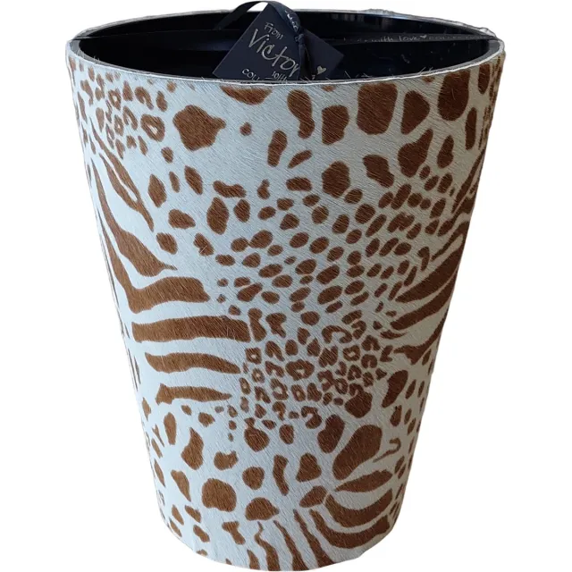 victoria with love by philline.com Victoria with love kaars - Printed giraf - Camel Wit- bruin gestipt