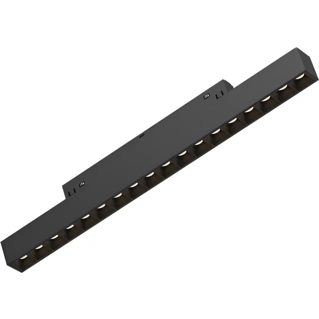 BES LED 48V Magnetische Lineaire LED Bar - Brinton Magni Smart - Tuya Smart Tracklight - Dimbaar - 18W 1580lm 24D - Aanpasbare Lichtkleur 3000K-4000K-6000K - Zwart