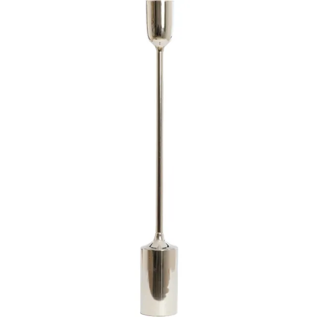 Light & Living Kandelaar Velez - Glanzend Zilver - Ø13x104cm - Modern - Metaal
