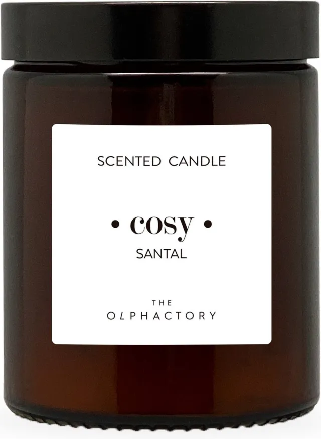 The Olphactory Cosy Santal - Scented Candle - Geurkaars - 35 Branduren