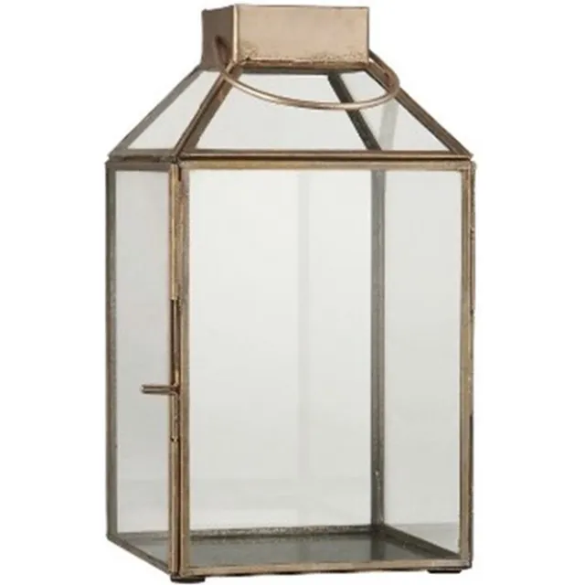 Ib Laursen Lantaarn Messing & Glas 25.5 x 13.5 x 13.5 cm