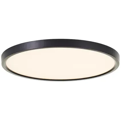 Brilliant Plafondlamp Galo Zwart ⌀40cm 24w